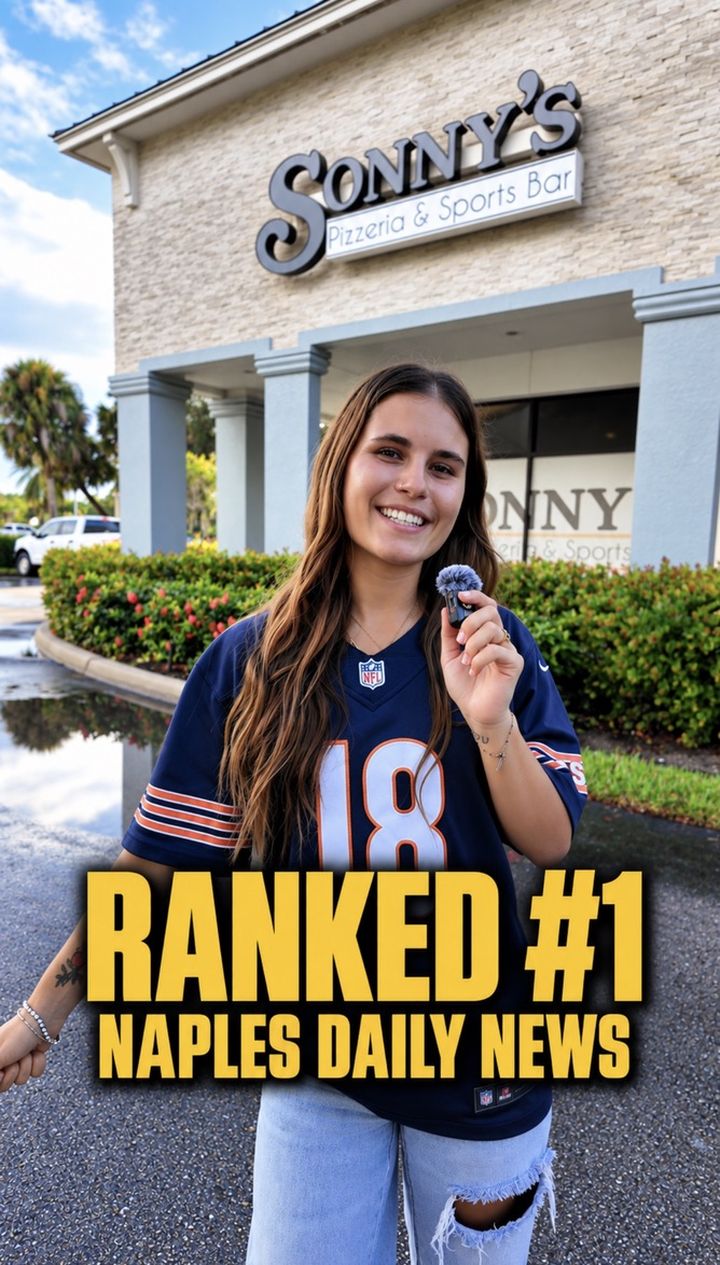 Sonny's Pizzeria and Sports Bar ranked number one by Naples Daily News, reel by Reel Hype Media