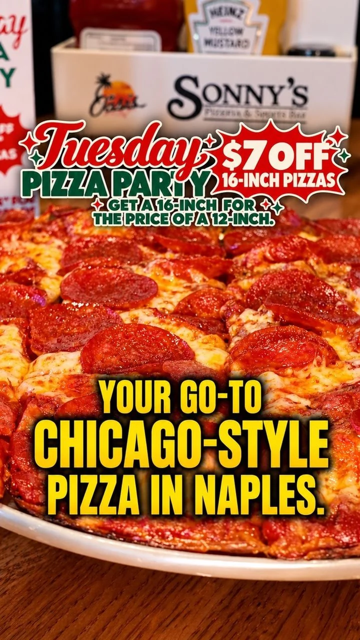 Sonny’s pizza promotion reel
